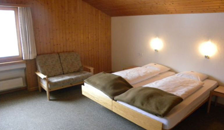 Ferienwohnung Silserhof Schlafzimmer